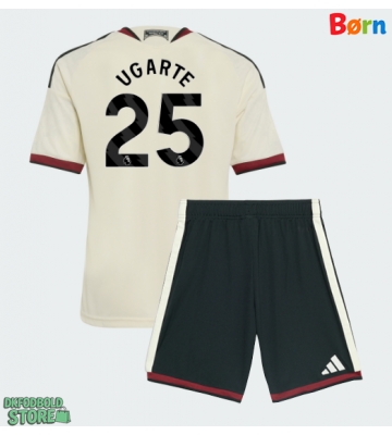 Manchester United Manuel Ugarte #25 Replika Babytøj Tredje sæt Børn 2026-27 Kortærmet (+ Korte bukser)